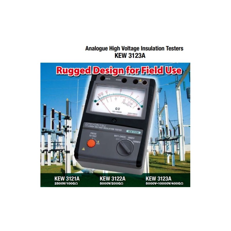Kyoritsu KEW 3123A - High Voltage Insulation Tester