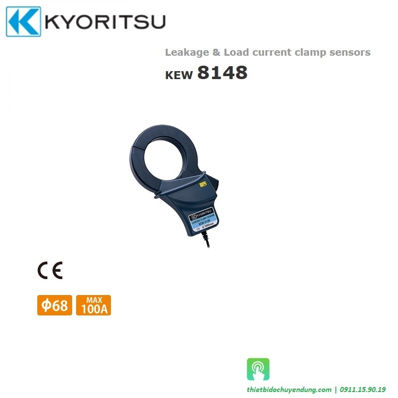 Kyoritsu KEW 8148 - Leakage & Load current clamp sensor