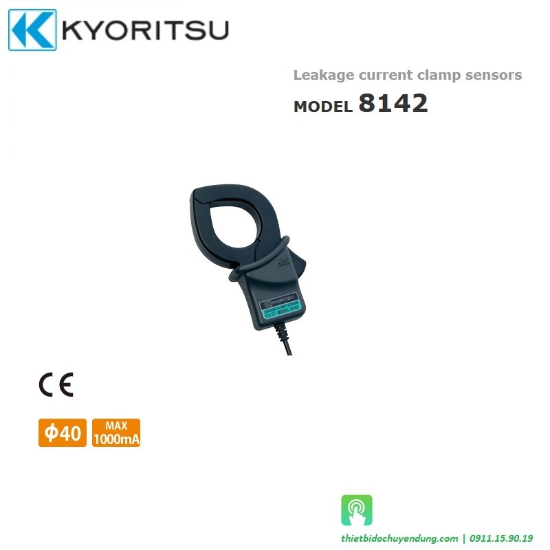 Kyoritsu KEW 8142 - Leakage current clamp sensor