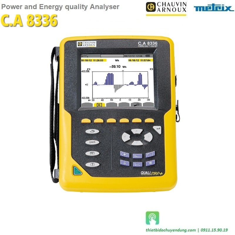 Chauvin Arnoux C.A 8336 - Power and Energy quality Analyser