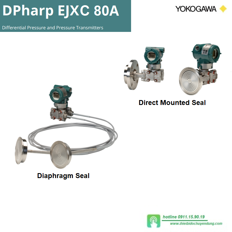 Yokogawa EJXC 80A - Cảm biến đo áp suất chênh áp