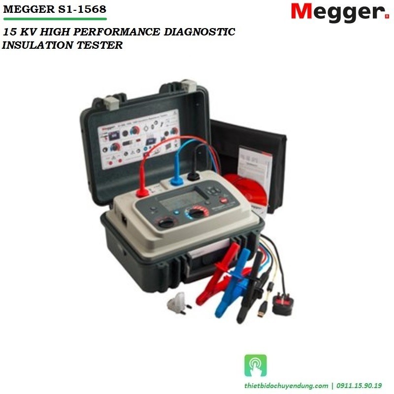 Megger S1 1568 - 15 kV High Performance Diagnostic Insulation Tester