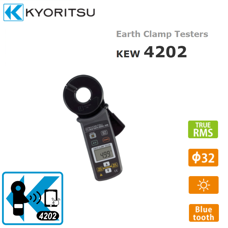 Kyoritsu KEW 4202 - Earth Clamp Tester